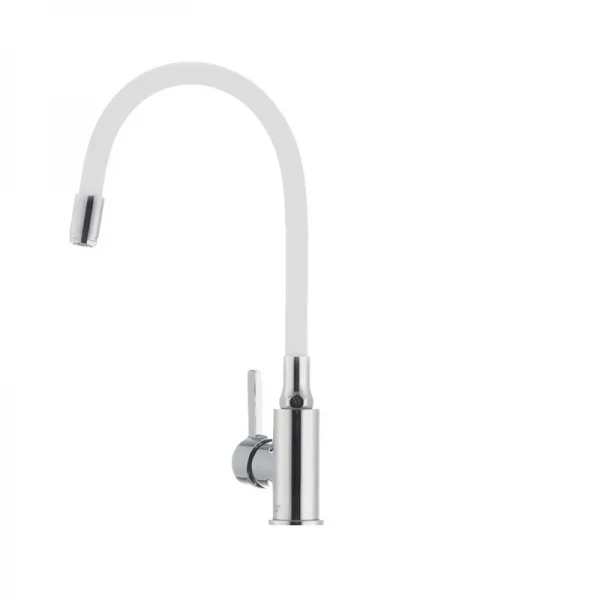 Смеситель для кухни с гибким силиконовым изливом Ibergrif M22112-3 (IB0069)