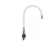 Смеситель для кухни с гибким силиконовым изливом Ibergrif M22112-3 (IB0069)