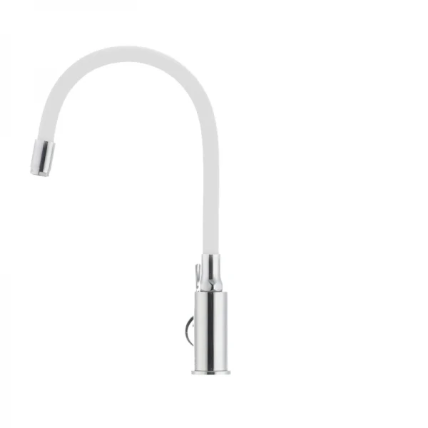 Смеситель для кухни с гибким силиконовым изливом Ibergrif M22112-3 (IB0069)