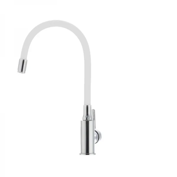 Смеситель для кухни с гибким силиконовым изливом Ibergrif M22112-3 (IB0069)