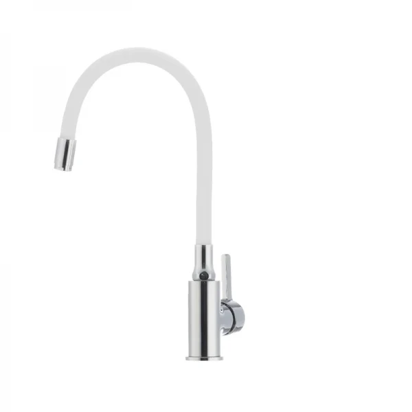 Смеситель для кухни с гибким силиконовым изливом Ibergrif M22112-3 (IB0069)