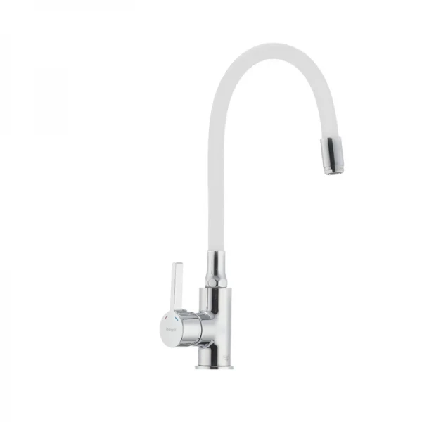 Смеситель для кухни с гибким силиконовым изливом Ibergrif M22112-3 (IB0069)