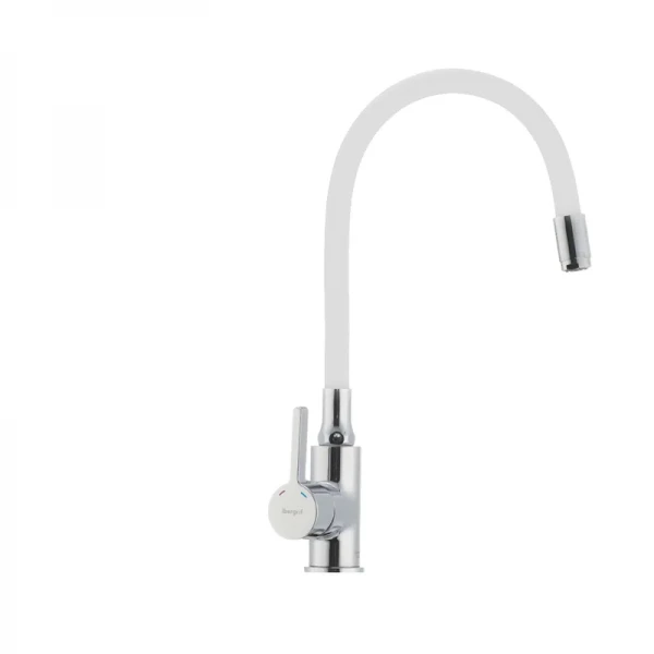 Смеситель для кухни с гибким силиконовым изливом Ibergrif M22112-3 (IB0069)