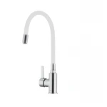 Смеситель для кухни с гибким силиконовым изливом Ibergrif M22112-3 (IB0069)