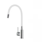 Смеситель для кухни с гибким силиконовым изливом Ibergrif M22112-3 (IB0069)