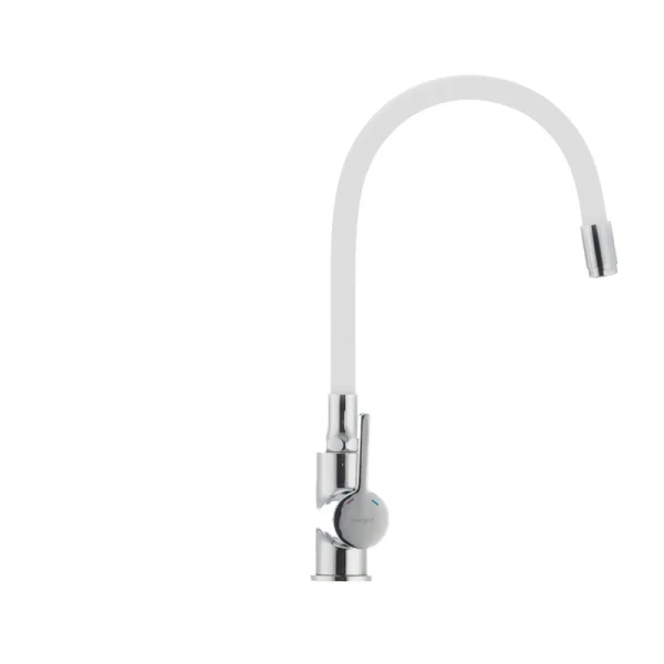 Смеситель для кухни с гибким силиконовым изливом Ibergrif M22112-3 (IB0069)