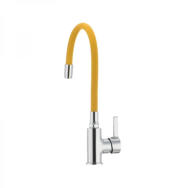 Смеситель для кухни с гибким силиконовым изливом Ibergrif M22112-4 (IB0070)