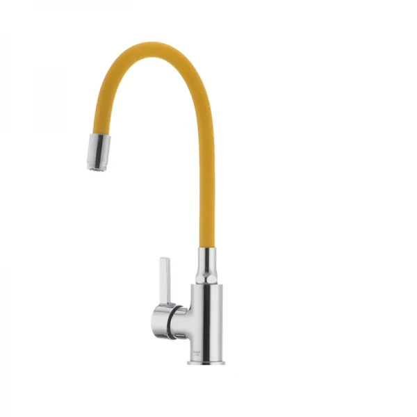 Смеситель для кухни с гибким силиконовым изливом Ibergrif M22112-4 (IB0070)