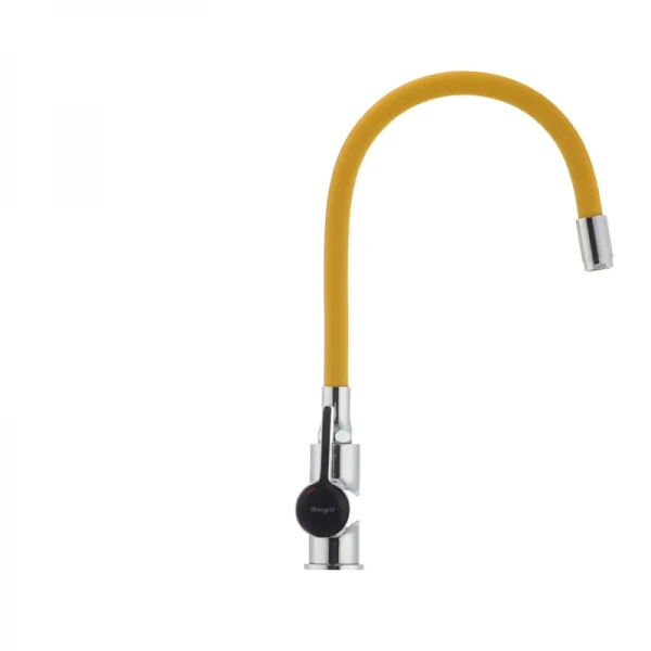 Смеситель для кухни с гибким силиконовым изливом Ibergrif M22112-4 (IB0070)