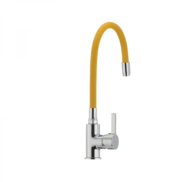 Смеситель для кухни с гибким силиконовым изливом Ibergrif M22112-4 (IB0070)