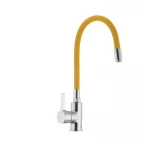 Смеситель для кухни с гибким силиконовым изливом Ibergrif M22112-4 (IB0070)