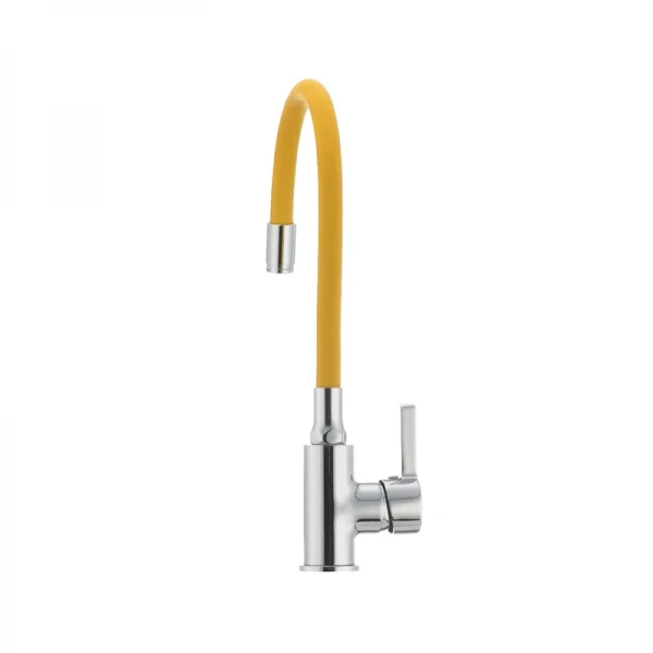 Смеситель для кухни с гибким силиконовым изливом Ibergrif M22112-4 (IB0070)