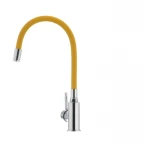 Смеситель для кухни с гибким силиконовым изливом Ibergrif M22112-4 (IB0070)