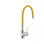 Смеситель для кухни с гибким силиконовым изливом Ibergrif M22112-4 (IB0070)