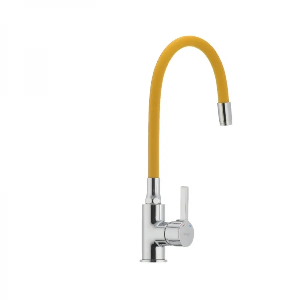 Смеситель для кухни с гибким силиконовым изливом Ibergrif M22112-4 (IB0070)