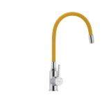 Смеситель для кухни с гибким силиконовым изливом Ibergrif M22112-4 (IB0070)