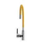 Смеситель для кухни с гибким силиконовым изливом Ibergrif M22112-4 (IB0070)