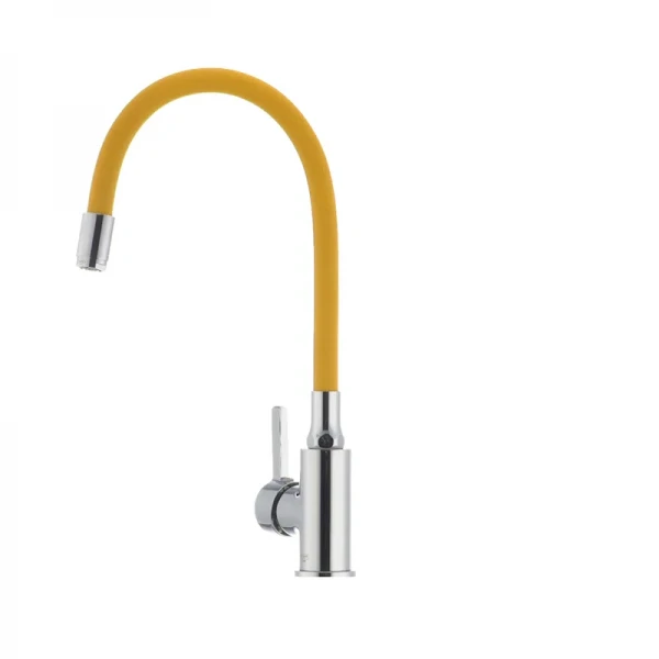 Смеситель для кухни с гибким силиконовым изливом Ibergrif M22112-4 (IB0070)