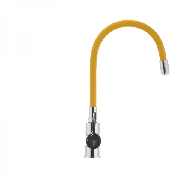 Смеситель для кухни с гибким силиконовым изливом Ibergrif M22112-4 (IB0070)