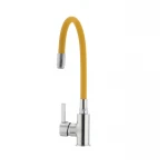 Смеситель для кухни с гибким силиконовым изливом Ibergrif M22112-4 (IB0070)