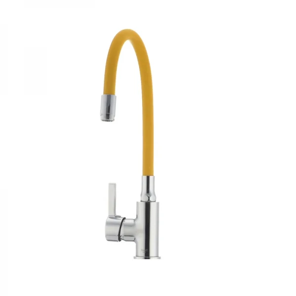 Смеситель для кухни с гибким силиконовым изливом Ibergrif M22112-4 (IB0070)