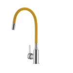 Смеситель для кухни с гибким силиконовым изливом Ibergrif M22112-4 (IB0070)