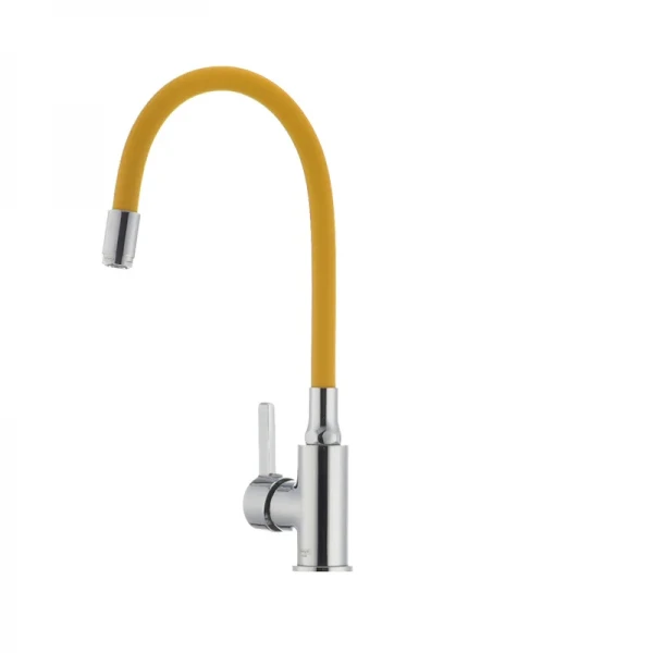 Смеситель для кухни с гибким силиконовым изливом Ibergrif M22112-4 (IB0070)