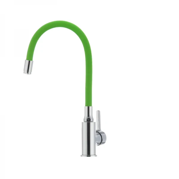 Смеситель для кухни с гибким силиконовым изливом Ibergrif M22112-5 (IB0071)