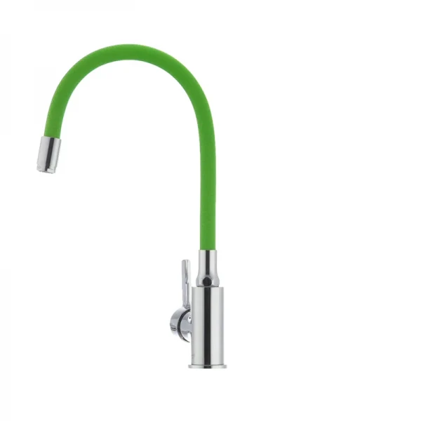 Смеситель для кухни с гибким силиконовым изливом Ibergrif M22112-5 (IB0071)