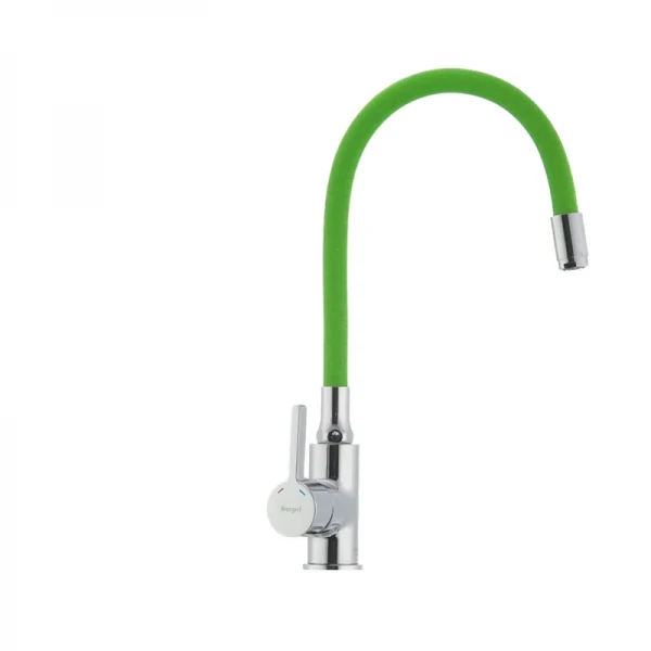 Смеситель для кухни с гибким силиконовым изливом Ibergrif M22112-5 (IB0071)