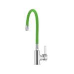 Смеситель для кухни с гибким силиконовым изливом Ibergrif M22112-5 (IB0071)