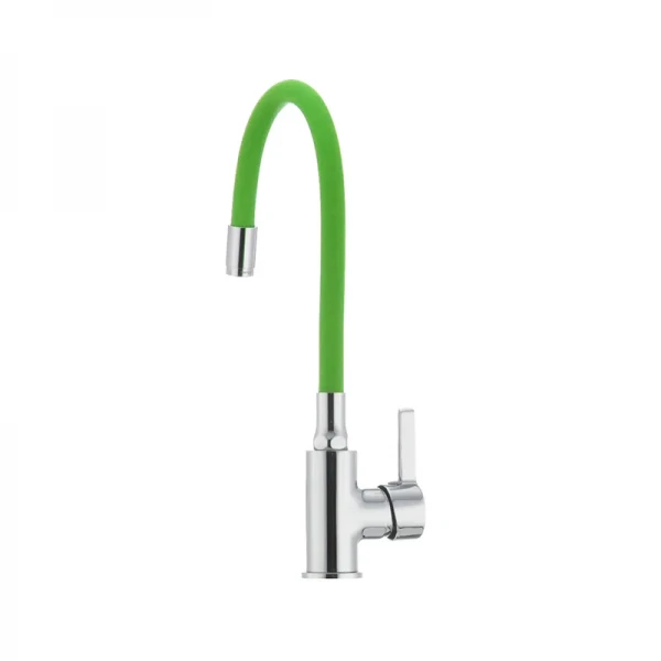 Смеситель для кухни с гибким силиконовым изливом Ibergrif M22112-5 (IB0071)