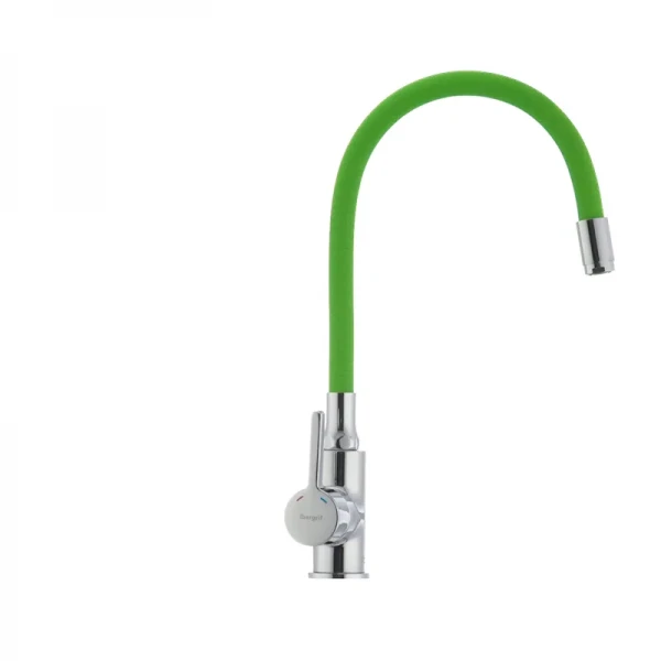 Смеситель для кухни с гибким силиконовым изливом Ibergrif M22112-5 (IB0071)