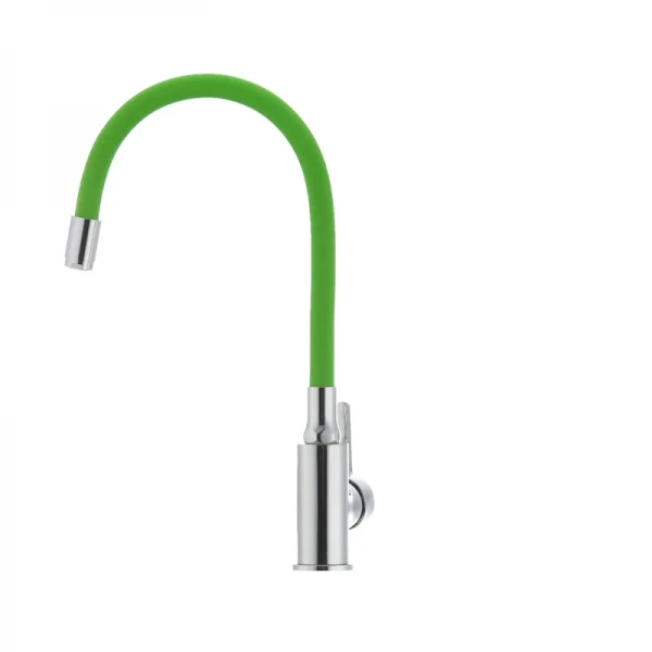 Смеситель для кухни с гибким силиконовым изливом Ibergrif M22112-5 (IB0071)