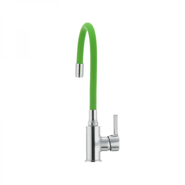 Смеситель для кухни с гибким силиконовым изливом Ibergrif M22112-5 (IB0071)