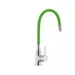 Смеситель для кухни с гибким силиконовым изливом Ibergrif M22112-5 (IB0071)