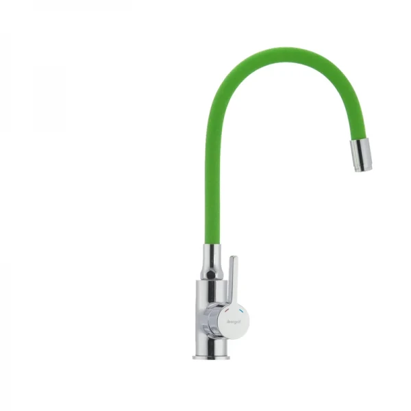 Смеситель для кухни с гибким силиконовым изливом Ibergrif M22112-5 (IB0071)