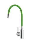 Смеситель для кухни с гибким силиконовым изливом Ibergrif M22112-5 (IB0071)