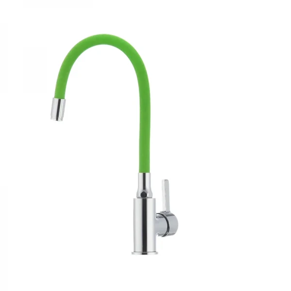 Смеситель для кухни с гибким силиконовым изливом Ibergrif M22112-5 (IB0071)