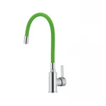 Смеситель для кухни с гибким силиконовым изливом Ibergrif M22112-5 (IB0071)