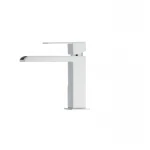 Смеситель для умывальника Ibergrif M11008 с изливом "Водопад" (IB0085)