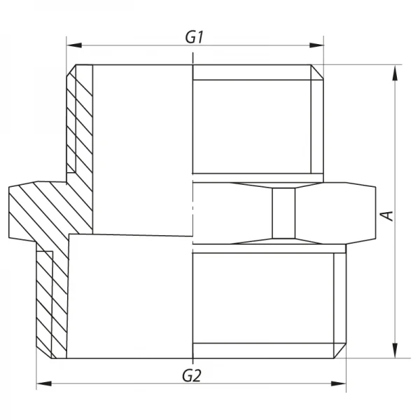 Ниппель редукционный 1-1/4"x1-1/2" Koer KF.N1216 (KF0042)