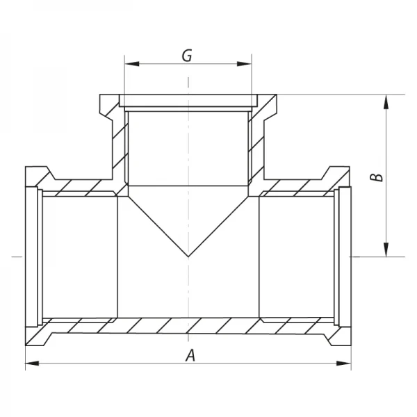 Трійник 3/4'' ВВВ Koer KF.T08F (KF0061)