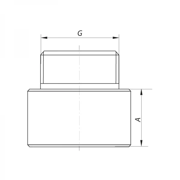 Удлинитель 1/2"-100мм (хром) Koer KF.E06-01.CHR (KF0103)