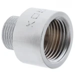 Переходник (коннектор) 3/8"х1/2" (хром) Koer KF.A0406.CHR (KF0137)