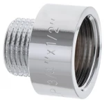 Переходник (коннектор) 1/2"х3/4" (хром) Koer KF.A0608.CHR (KF0138)