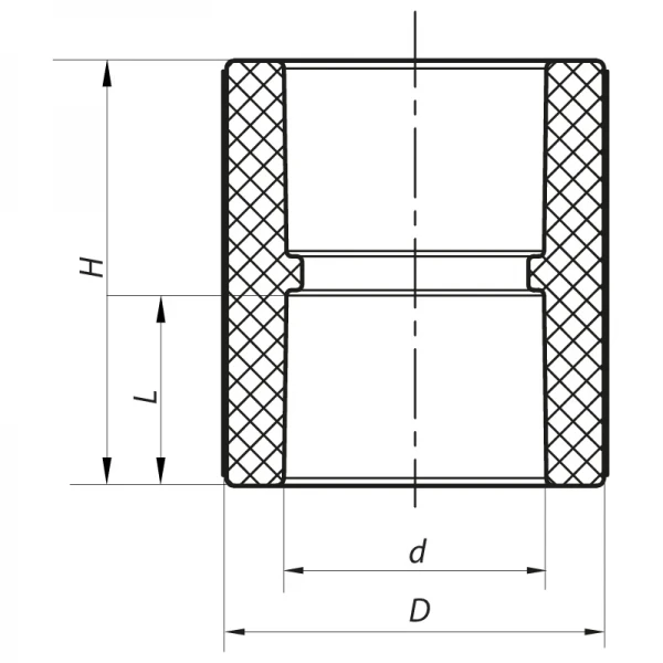 З'єднувальна муфта 63 PPR KOER K0006.PRO (KP0008)