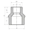Муфта редукционная НB 32x25 PPR Koer K0058.PRO (KP0068)