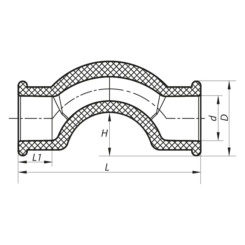 Обвод короткий Koer PPR 25 K0066.PRO (KP0078)