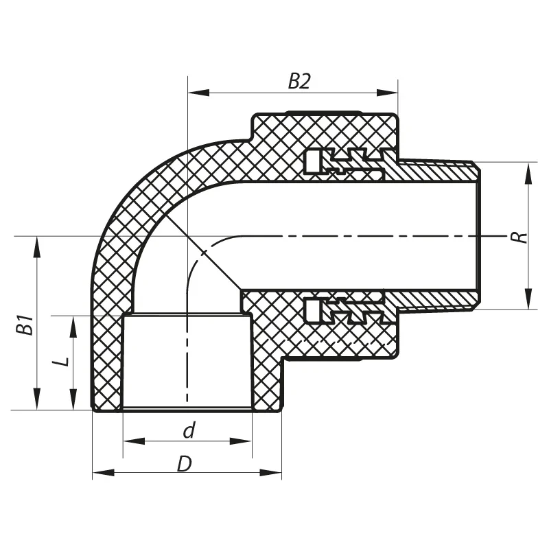 Угол НР 25x1/2M PPR Koer K0119.PRO (KP0142)
